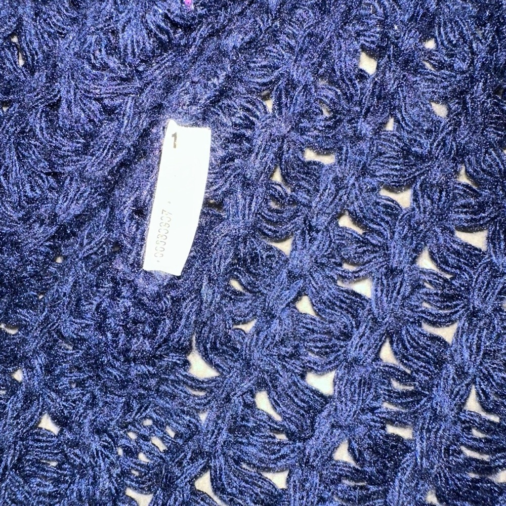 Forever 21 Deep Blue Textured Women’s Cardigan- size- medium. Great condition! - Picture 5 of 10